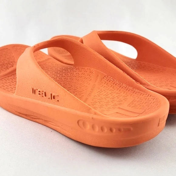 Telic Energy Flip Flop Thong Sandals Sweet  Tangerine Size XS / 6 - Picture 6 of 15
